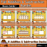 Fall Math Boom Cards Bundle: Addition and Subtraction - Di
