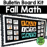 Fall Math Bulletin Board with Examples of How We Use Math 
