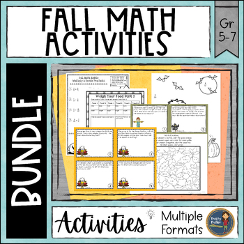 Preview of Fall Math Bundle