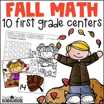 Preview of Fall Math Centers First Grade