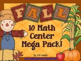 Fall Math Centers Mega Pack!