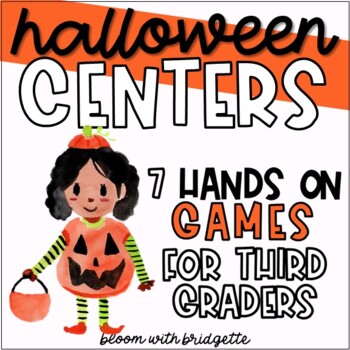 Preview of Fall Math Centers for Third Grade