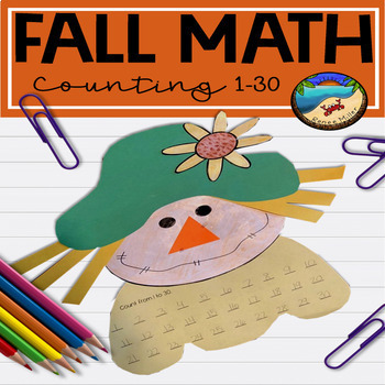 Preview of Fall Math Craft Activities for First Grade or Kindergarten