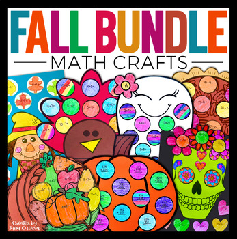 Preview of Fall Math Crafts | Bulletin Board Activities Halloween Thanksgiving