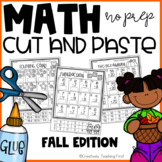 Fall Math Cut and Paste NO PREP