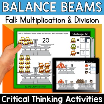 Preview of Fall Logic Puzzles 3rd Grade Brain Teasers Early Fast Finishers Math Enrichment