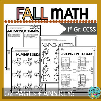 Preview of Fall Math First Grade