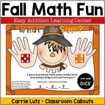 Fall Addition and Subtraction Worksheets by Carrie Lutz - Classroom