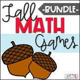 FALL Math Games & Center Activities 2nd 3rd Grades