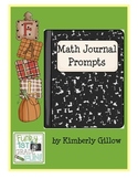 Fall Math Journal Prompts