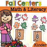 Fall Math & Literacy Centers {Kindergarten}