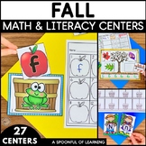 Fall Math and Literacy Centers (BUNDLED) Aligned to the CC