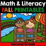 Fall Math & Literacy Printables {2nd Grade}