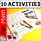 Fall Math Morning Tubs, Morning Work, or Center Activities