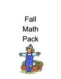 Fall Math Pack