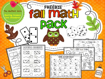 Fall Math Pack (FREEBIE)