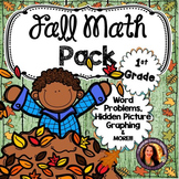 Fall Math Pack for 1st Grade