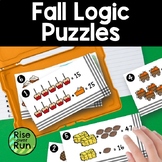 Fall Math Picture Equations Logic Puzzles