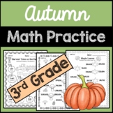 Fall Math Practice 3rd Grade