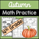 Fall Math Practice 4th Grade