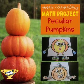 Preview of Decimals Fall Project with Pumpkins