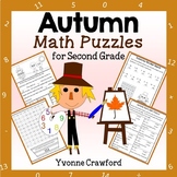 Fall Math Puzzles | 2nd Grade | Autumn | Math Skills Revie