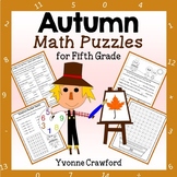 Fall Math Puzzles - 5th Grade Common Core - Autumn | Math 