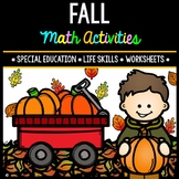 Fall Math - Special Education - Life Skills - Autumn Print