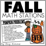 Fall Math Stations for 2nd Grade | Math Centers for Fall