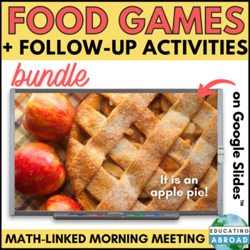 Preview of Fall Math Warm-Ups: Data Collection and Graphing about Food