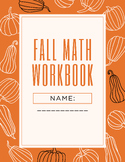 Fall Math Workbook- grades K-2