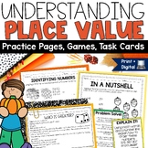 Fall Math Worksheets Activities November Place Value Cente