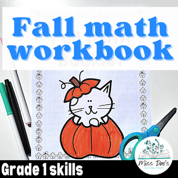 Preview of Fall Math Worksheets │ Additions, comparing, patterns, counting for Grade 1