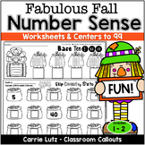 November Fall Math Worksheets | First Grade Place Value & 