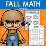 Fall Math Worksheets for Kindergarten