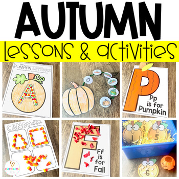 Preview of Fall and Pumpkin Activities and Lesson Plans Preschool | Halloween