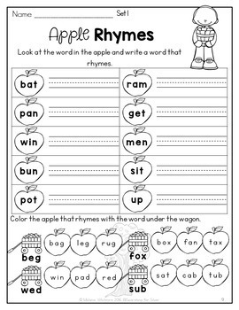 Fall Math & Literacy Printables 2nd Grade by Searching For Silver