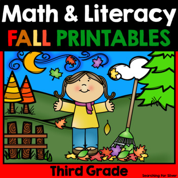 Preview of Fall Math & Literacy Printables {3rd Grade}