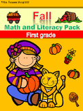 Fall Activities for Math and Literacy No Prep Printables F