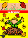 Fall Activities for Kindergarten Math and Literacy No Prep