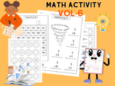 Fall Math and Literacy Packet  Activity for Kids V-6