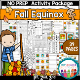 Fall Math and Literacy Worksheets & Centers | Fall Activity Pages