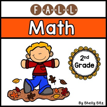 Preview of Fall Math Worksheets for 2nd grade