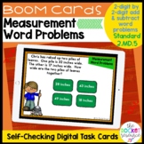 Fall Measurement Word Problems BOOM™ Cards | 2.MD.5