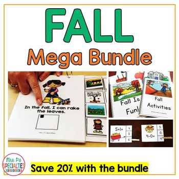 Preview of Fall Mega Bundle (Comprehension, Vocabulary, Math, Community Signs & More)