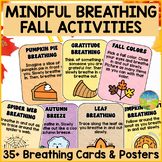 Fall Mindful Breathing Exercises - Mindfulness Cards, Acti