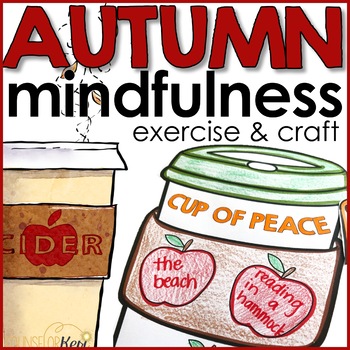 Preview of Fall Mindfulness Activity and Fall Craft: Finding Peace Mindfulness Exercise