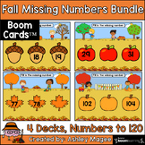 Fall Missing Numbers Bundle (Before, After, Between) Up to