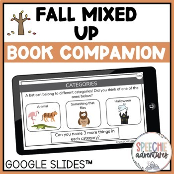 Preview of Fall Mixed Up Book Companion for Google Slides™