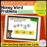 Fall Money Word Problems BOOM™ Cards 2.MD.8